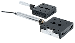 Deltron VR Series High Precision Positioner with modular actuator options.